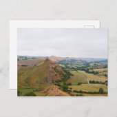 Park Hill aus Chrome Hill, Peak District Postkarte (Vorne/Hinten)