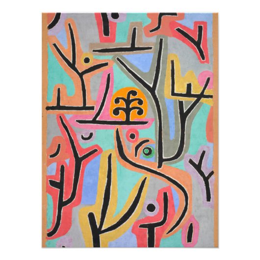 Park in der Nähe von Lu Paul Klee Fotodruck (Vorne)