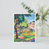 Park in Harrogate Wellness-Center town, North York Postkarte (Stehend Vorderseite)