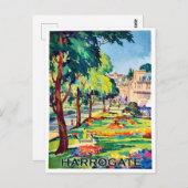 Park in Harrogate Wellness-Center town, North York Postkarte (Vorne/Hinten)