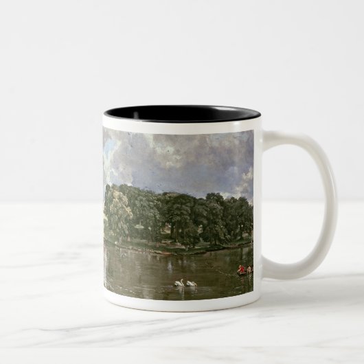 Park John Constables | Wivenhoe, Essex, 1816 Zweifarbige Tasse (Rechts)