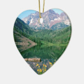 Park kastanienbraune Bell White River Colorado Keramik Ornament (Links)