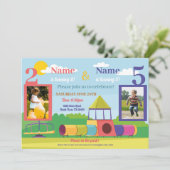 Park Kindergeburtstag Girls Boys Jegliches Alters Einladung (Stehend Vorderseite)