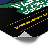 Park Landkreis Democrats Poster (Ecke)