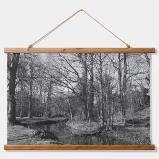 Park Landscape - Bute Park, Cardiff Wandteppich Mit Holzrahmen