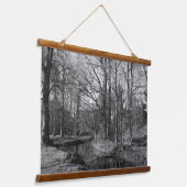 Park Landscape - Bute Park, Cardiff Wandteppich Mit Holzrahmen (Gewinkelt)