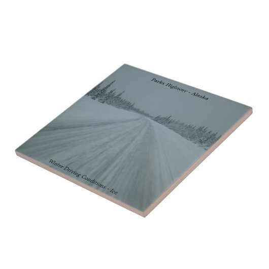 Park-Landstraßen-Eis-Fliese Fliese (Seite)