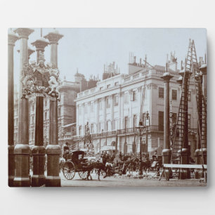 Park Lane wird für Queen Victorias Dia dekoriert Fotoplatte
