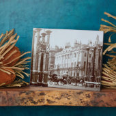 Park Lane wird für Queen Victorias Dia dekoriert Fotoplatte (Seite)