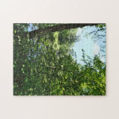 Park mit Brücke in Entfernung Puzzle (Horizontal)