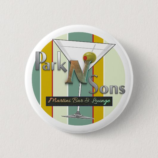 Park N Sons Martini Bar & Lounge Button (Vorderseite)