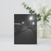 Park nachts postkarte (Stehend Vorderseite)