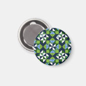 Park Outing Quilt Magnet (Vorderseite/Rückseite)