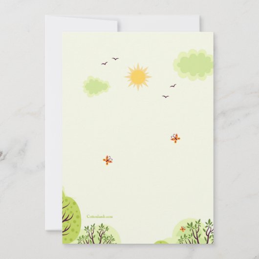 Park Party Einladung (Rückseite)