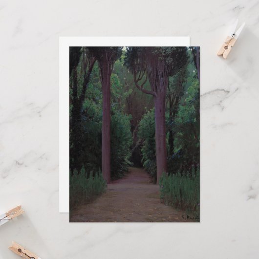 Park-Pfad Karte (Vorderseite/Rückseite Beispiel)