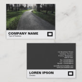 Park-Pfad Visitenkarte (Vorne/Hinten)