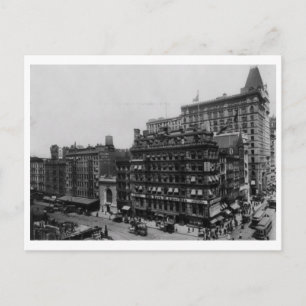 Park Place und Broadway, New York City Vintage Postkarte