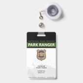Park Ranger Abzeichen Ausweis (Front with Retractable)