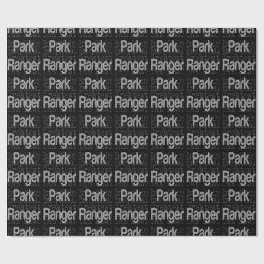 Park Ranger Extraordinaire Geschenkpapier (Flach)