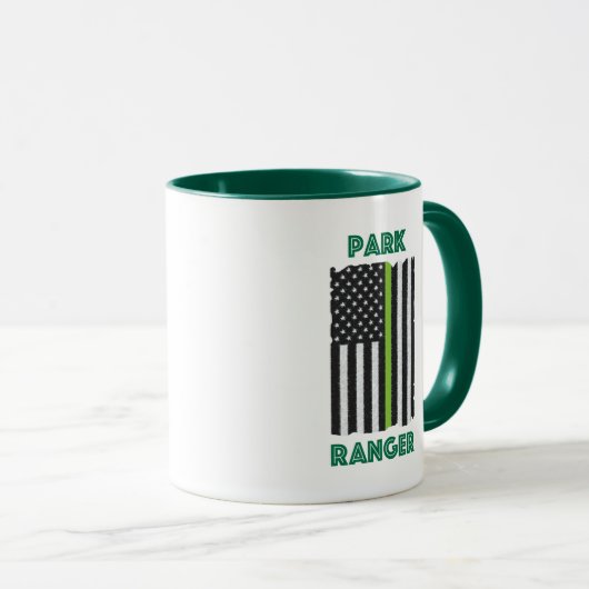Park Ranger Flag Mug Tasse (VorderseiteRechts)