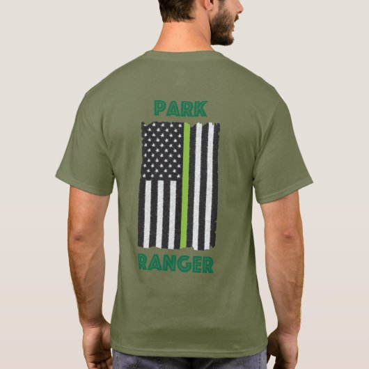 Park Ranger Flag T - Shirt (Rückseite)