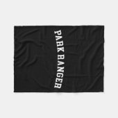 Park Ranger Fleecedecke (Vorderseite (Horizontal))