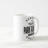 Park Ranger Geschenk Funny Job Titel Beruf Kaffeetasse (VorderseiteRechts)