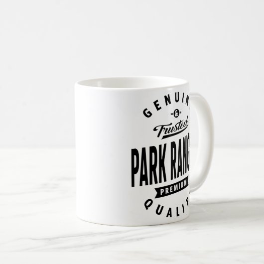 Park Ranger Geschenk Funny Job Titel Beruf Kaffeetasse (VorderseiteRechts)