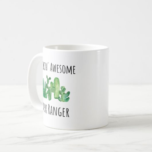Park Ranger Geschenk Idee Kaffeetasse (Vorderseite Links)