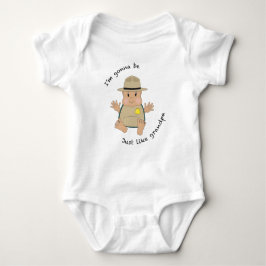 Park Ranger Großpa Baby Strampler