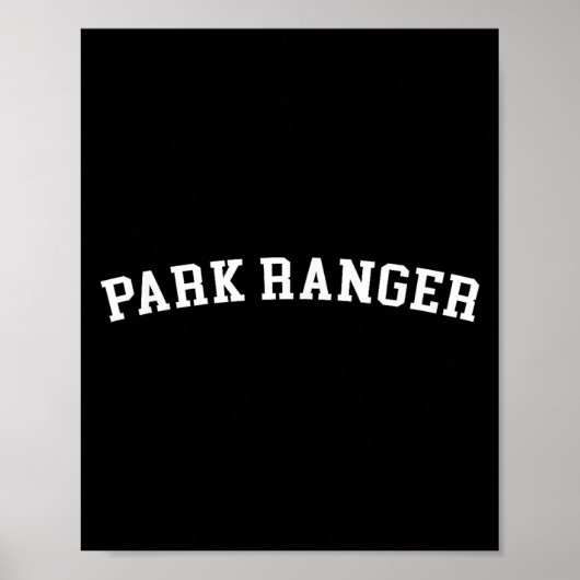 Park Ranger Poster (Vorne)