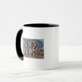 Park Rapids, Minnesota - Große Buchstabenszenen Tasse (Vorderseite Links)