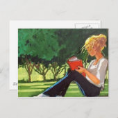 Park Reading Postkarte (Vorne/Hinten)