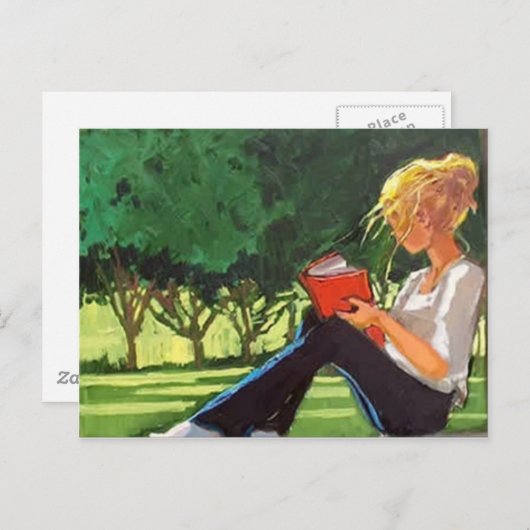 Park Reading Postkarte (Vorne/Hinten)