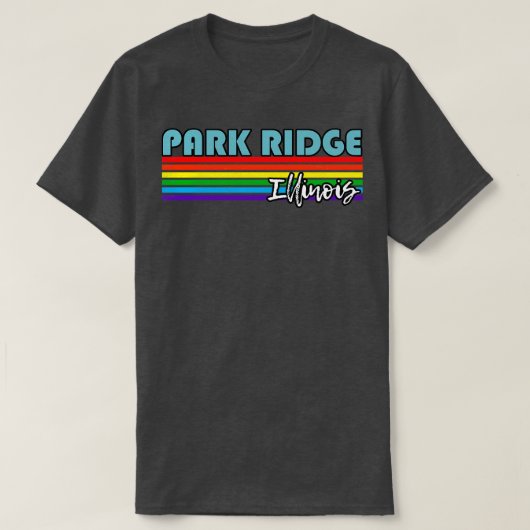 Park Ridge Illinois Pride Park Ridge LGBT Geschenk T-Shirt (Design vorne)