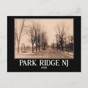 Park Ridge, New Jersey, Vintag Postkarte