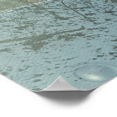 Park Road in Winterposter Poster (Ecke)