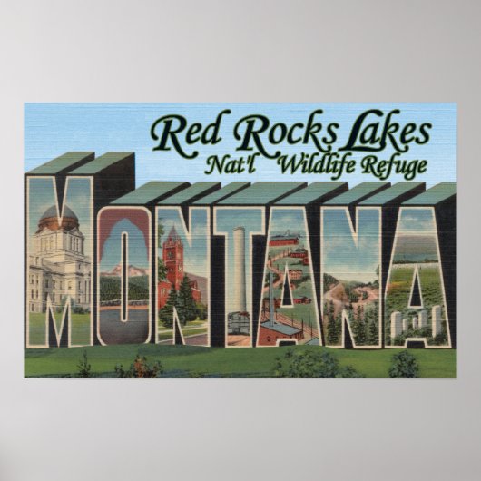 Park Rocks, Montana Poster (Vorne)