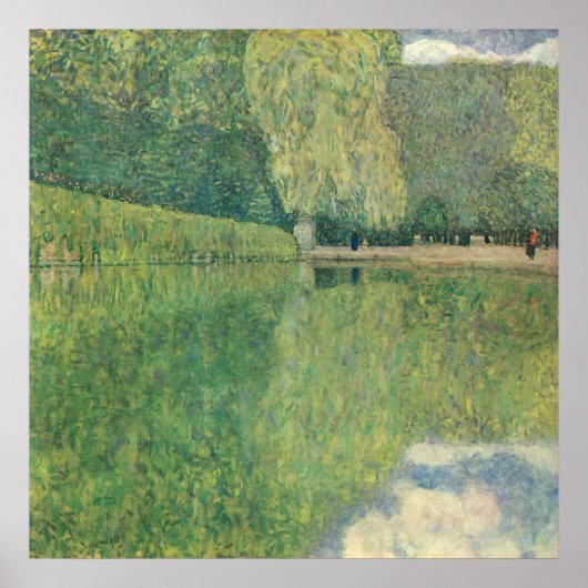 Park Schönbrunn-Gustav Klimt (1916) Poster (Vorne)