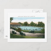 Park, Schwimmbad, Louisville, Ky Postkarte (Vorne/Hinten)