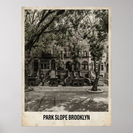 Park Slope Brooklyn New York Poster (Vorne)