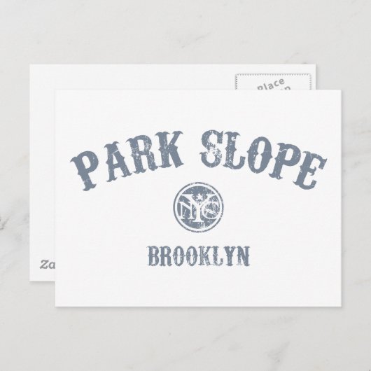 Park Slope Postkarte (Vorne/Hinten)