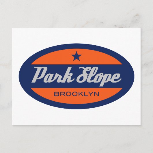 Park Slope Postkarte (Vorderseite)