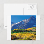 Park Sneffels Uncompahgre Forest Colorado Postkarte (Vorne/Hinten)