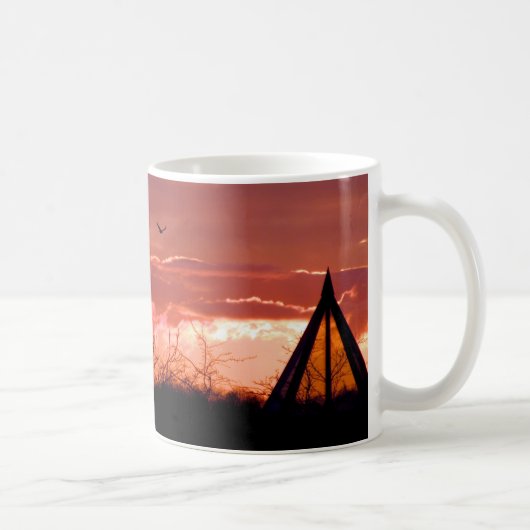 Park Sonnenuntergang Kaffeetasse (Rechts)