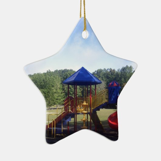 Park-Spielplatz Keramik Ornament (Rechts)