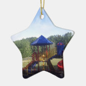 Park-Spielplatz Keramik Ornament (Links)