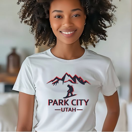 Park Stadt Utah Snowboarden T-Shirt