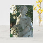 Park-Statue Karte (Gelbe Blume)