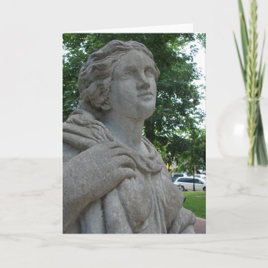 Park-Statue Karte (Vorderseite)